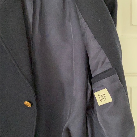 Boys Classic Navy Wool Blazer - Picture 6 of 16